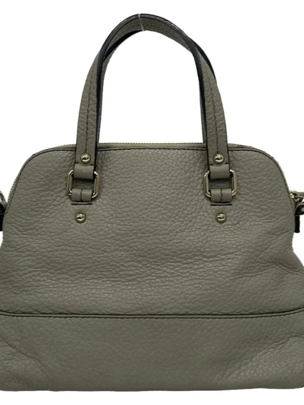 Kate spade PXRU2969 Gray Beige Leather Handbag